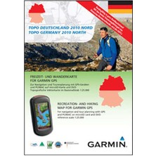 Garmin Topo Almanya Kuzey 2010 - DVD ve Microsd'deki Gps Cihazları Için Eğlence ve Yürüyüş Haritası