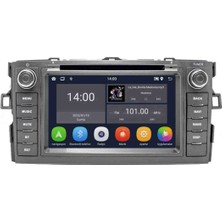 Naviactgo Toyota Auris 2006-2011 Uyumlu 4gb Ram 64GB Hafıza Pro Cihaz Carplay Fanlı