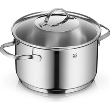 Wmf Provence Plus Tencere Büyük 20CM, Cam Kapak, Indüksiyonlu Et Tenceresi 3,3l, Cromargan Cilalı Paslanmaz Çelik, Kaplamasız, Fırına Uygun