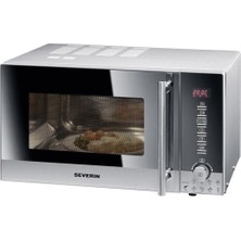 Severin Mw 7871 Mikrodalga Fırın / 25 L Pişirme Alanı / 900 W / Fırçalanmış Paslanmaz Çelik / Ayrı Sıcak Hava Fonksiyonu / Paslanmaz Çelik
