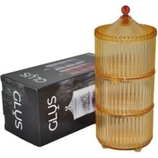 Pileli Store Lanus 3 Parça Small Küçük Drajelik Şekerlik ROYALEKS-EMN3448