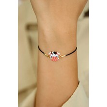 Kübüşün Atölyesi KA-019 Miyuki Bileklik - Hayvanlar Serisi Inek