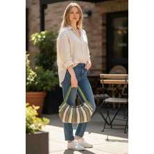 GOJO Handmade Gojo Aura Ribbon Ip Örgü El Çantası