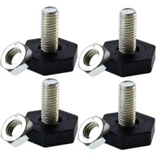 Erparmarket Beko Uyumlu D16101E Çamaşır Makinesi Ayağı Kaymaz Ayarlı Ayak 4 Lü Set