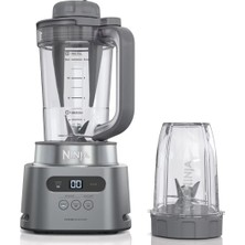 Ninja SS150 Twısti Blender Duo, High-Speed 1500 Wp Smoothie Maker & Nutrient Extractor* 3 Functions Smoothie, Dondurulmuş Drinks & Bowls, Smarttorque, 34-Oz. To-Go Cup, Cloud Silver