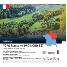Garmin Topografik Haritası Fransa V4 Pro Kuzey-Doğu, 010-11236-02