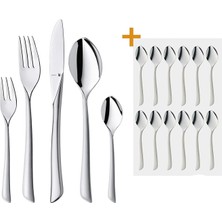 Wmf Virginia Çatal Bıçak Takımı 78 Parça, 60 Çatal Bıçak Takımı, Espresso Kaşığı, Servis Çatalı, Içi Boş Saplı Bıçak, Cromargan Koruması Kısmen Mat, Çizilmeye Karşı Dayanıklı