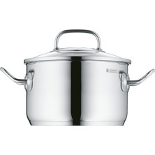 Wmf Profi Plus Tencere Büyük 20CM, Cam Kapak, Et Tenceresi Indüksiyonlu 3,5l, Cromargan Cilalı Paslanmaz Çelik, Kaplamasız