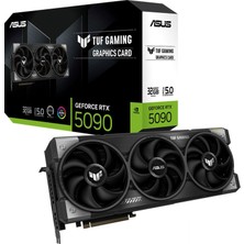 Hsc Bilişim Asus TUF-RTX5090-O32G-GAMING, 32GB, 512BIT, Gddr7, 2xhdmi, 3xdp Gaming Ekran Kartı