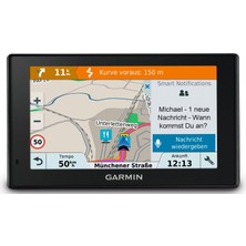 Garmin Drive Smart 51 Lmt-D Ce Navigasyon Cihazı, Orta Avrupa Haritası, Ömür Boyu Harita Güncellemeleri ve Trafik Bilgileri, Akıllı Bildirimler, 5 Inç (12,7 Cm) Dokunmatik Ekran, 010-01680-23 Siyah