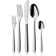 Wmf Kult Plus Çatal Bıçak Takımı 12 Kişilik, 66 Parça, 60 Parça Servis Çatalı ile Birlikte, Içi Boş Saplı Bıçak, Cromargan Koruma Cilalı, Çizilmeye Karşı Dayanıklı, Bulaşık Makinesinde Yıkanabilir