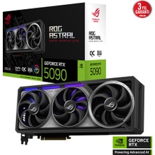 Hsc Bilişim Asus ROG-ASTRAL-RTX5090-O32G-GAMING, 32GB, 512BIT, Gddr7, 2xhdmi, 3xdp Gaming Ekran Kartı