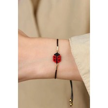 Kübüşün Atölyesi KA-019 Miyuki Bileklik - Hayvanlar Serisi Uğur Böceği