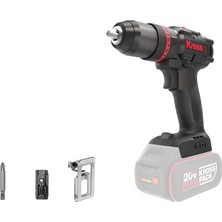Kress KUC30.91 20VOLT Kömürsüz Profesyonel Şarjlı Darbeli Matkap (Akü Dahil Değildir)