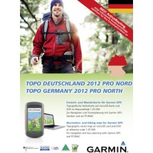 Garmin Eğlence ve Yürüyüş Haritası Topo Almanya 2012 Pro Kuzey Almanya