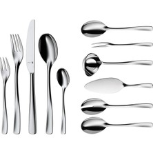 Wmf Ambiente Çatal Bıçak Takımı 12 Kişilik, 66 Parça, 60 Parça Servis Çatalı, Içi Boş Saplı Bıçak, Cromargan Protect Cilalı, Çizilmeye Dayanıklı, Bulaşık Makinesinde Yıkanabilir