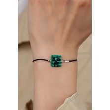 Kübüşün Atölyesi KA-016 Miyuki Bileklik - Minecraft Serisi - Creeper