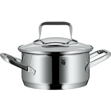 Wmf Trend Tencere Küçük 16CM, Cam Kapak, Indüksiyonlu Kızartma Tenceresi 1,4l, Cromargan Cilalı Paslanmaz Çelik, Kaplamasız, Fırına Uygun