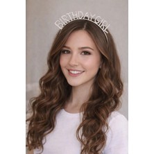 Nati Co Luxury Birthday Girl Taşlı Gümüş Taç