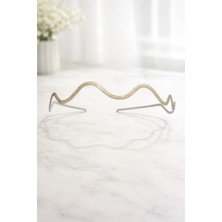 Nati Co Elegance Zigzag – Ince Simli Sarı Saç Tacı