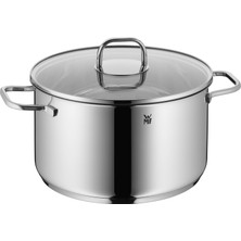 Wmf Inspiration Tencere Büyük 24CM, Cam Kapaklı, Et Tenceresi Indüksiyonlu 5,7l, Cromargan Cilalı Paslanmaz Çelik, Kaplamasız