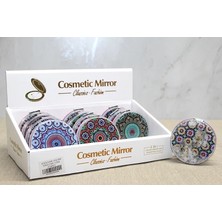 Pileli Store Mandala Desenli Hareketli Sulu El Aynası ALK4584