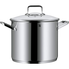 Wmf Trend Sebze Kaynatma Tenceresi Indüksiyon 24CM, Cam Kapak, Büyük Tencere, 8,8l, Cilalı Cromargan Paslanmaz Çelik, Kaplamasız, Fırına Uygun