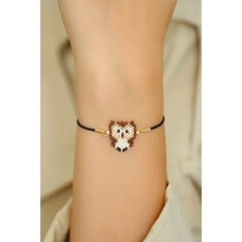 Kübüşün Atölyesi KA-019 Miyuki Bileklik - Hayvanlar Serisi Baykuş