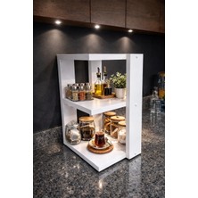 Kenhome Tezgah Üstü Baharatlık – Mutfak Düzenleyici Organizer – 18 mm Suntalam