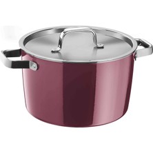 Wmf Fusiontec Aromatik Tencere Büyük 24 Cm, Yoğunlaşma Düğmeli Kapak, Et Tenceresi Indüksiyonu 6,2 L, Yüksek Teknoloji Seramik, Istiflenebilir, Çizilmeye Karşı Dayanıklı, Kırmızı