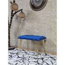 Sevinç Mobilya Metal Gold Tel Ayaklı 60 cm Puf Bench - Puf - Bench - Oturak - Mutfak Oturağı - Antre Oturağı