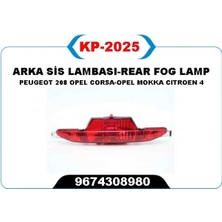 Kaya Matrixzn Reflektor Arka Tampon Orta Opel Corsa F 19- Mokka 20- Peugeot P208 15- Citroen C4 20- Ds3 18-