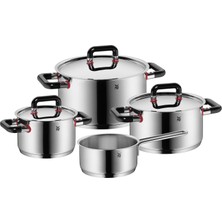 Wmf Comfort Tek Tencere Seti Indüksiyon 4 Parçalı, Metal Kapaklı Tencere Seti, Cromargan Cilalı Paslanmaz Çelik, Cool+ Teknolojisi, Tencere Seti Kaplamasız