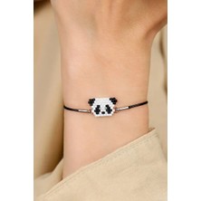 Kübüşün Atölyesi KA-019 Miyuki Bileklik - Hayvanlar Serisi Panda