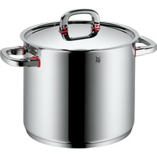 Wmf Premium One Sebze Suyu Tenceresi Indüksiyonu 24 Cm, Buhar Açmalı Metal Kapak, Büyük Tencere 8,8 L, Cromargan Cilalı Paslanmaz Çelik, Dahili Ölçeklendirme