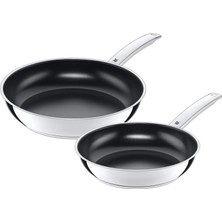 Wmf Durado Tava Seti 2 Parçalı, Indüksiyonlu Kızartma Tavası 24, 28 Cm, Cromargan Paslanmaz Çelik Kaplamalı, Seramik Kaplama, Fırına Dayanıklı