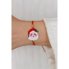 Kübüşün Atölyesi KA-012 Miyuki Bileklik - Yeni Yıl Serisi - Noel Baba