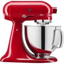 KitchenAid Mutfakaid KSM180QHSD 100 Yıl Sınırlı Kalpler Stand Mixer, Passion Red, 5 Qt