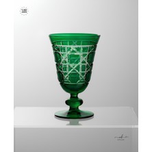 Akden Store Lüks Premium El Işçiliği Renkli Su Bardağı 280CC