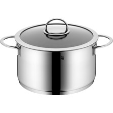 Wmf Vignola Tencere Büyük 24CM, Cam Kapak, Et Tenceresi Indüksiyonu 5,7l, Cromargan Paslanmaz Çelik Cilalı, Kaplamalı