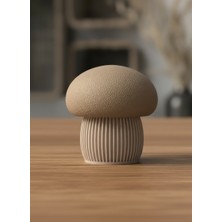 3D Snaxx Japandi Stil Dekoratif Mantar Banyo Organizeri – Minimal Tasarım, Tekli  (7X7X7 Cm)