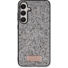 Esranın Dünyası Onegif Samsung Galaxy A25 5g Bright Simli Kapak - Gümüş