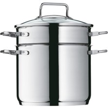 Wmf 0720919990 Makarna Tenceresi Ø 20 cm Cam Kapak, Cromargan®18/10