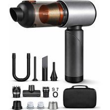 Azurtech Auhma Elite Power Ahv-27 Gri Şarjlı Araç Süpürgesi -20.000 Pa Emiş Gücü 7800 Mah