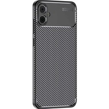 Esranın Dünyası Samsung Galaxy A05 Kılıf Auto Focus Karbon Kapak - Siyah
