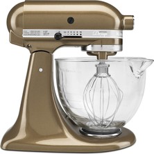 KitchenAid Mutfakaid KSM155GBTF Artisan Design Series With Glass Bowl, 5 Quart, Toffee