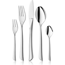 Wmf Virginia Çatal Bıçak Takımı 12 Kişilik, 66 Parça, 60 Parça Servis Çatalı ile Birlikte, Içi Boş Saplı Bıçak, Cromargan Koruyucu Kısmen Mat, Çizilmeye Karşı Dayanıklı