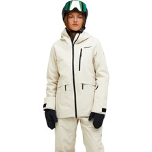 Peak Performance Vertec 3l Jacket Kadın Beyaz Kayak Ceketi