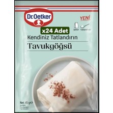 Dr. Oetker X24 Adet Kendiniz Tatlandırın Tavukgöğsü 45GR