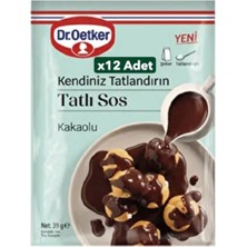 Dr. Oetker X12 Adet Kendiniz Tatlandırın Tatlı Sos Kakaolu 39GR